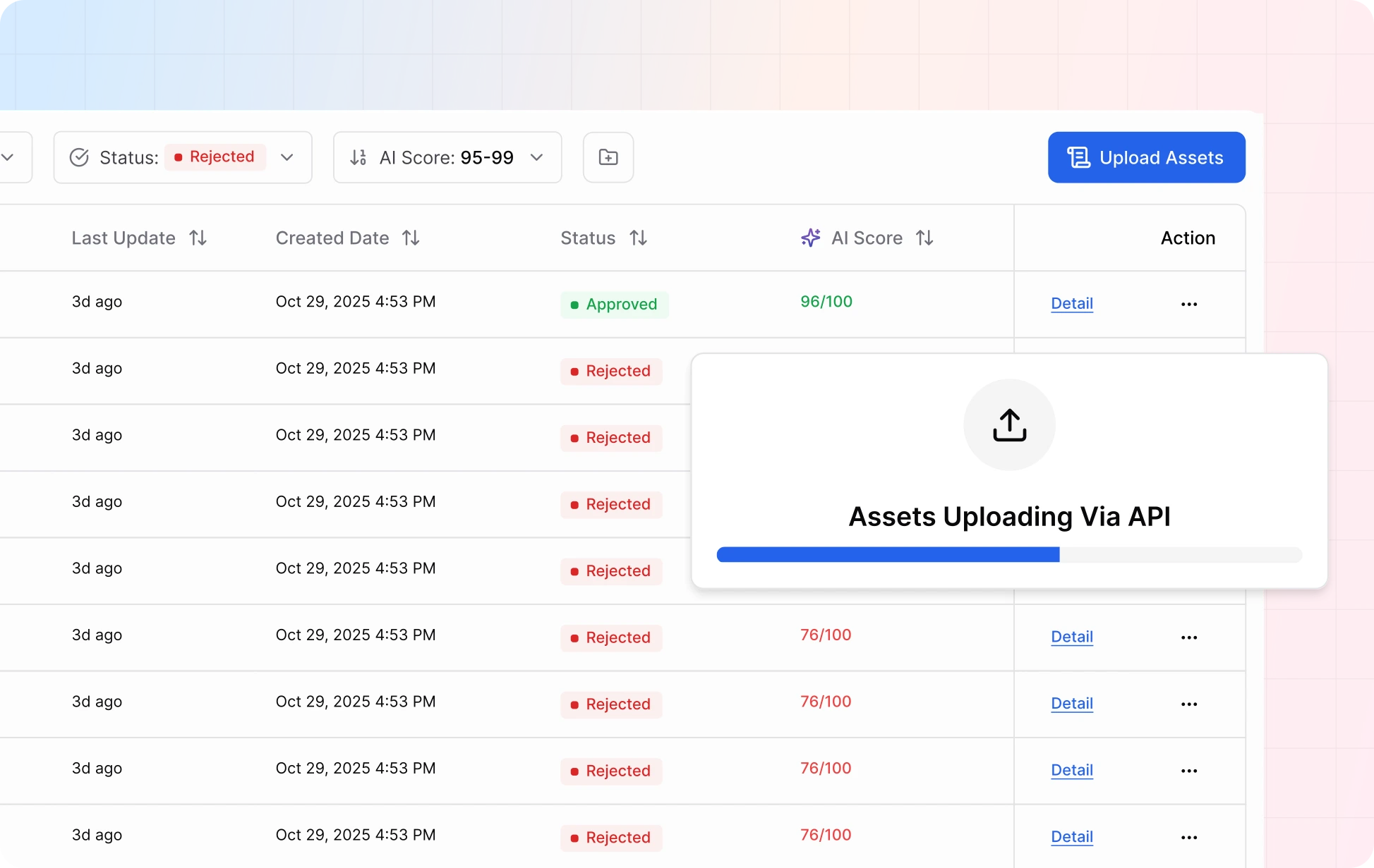 Marketing solution step screenshot